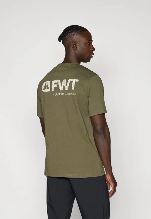 FWT LOGO TEE - T-Shirt print - pine needle