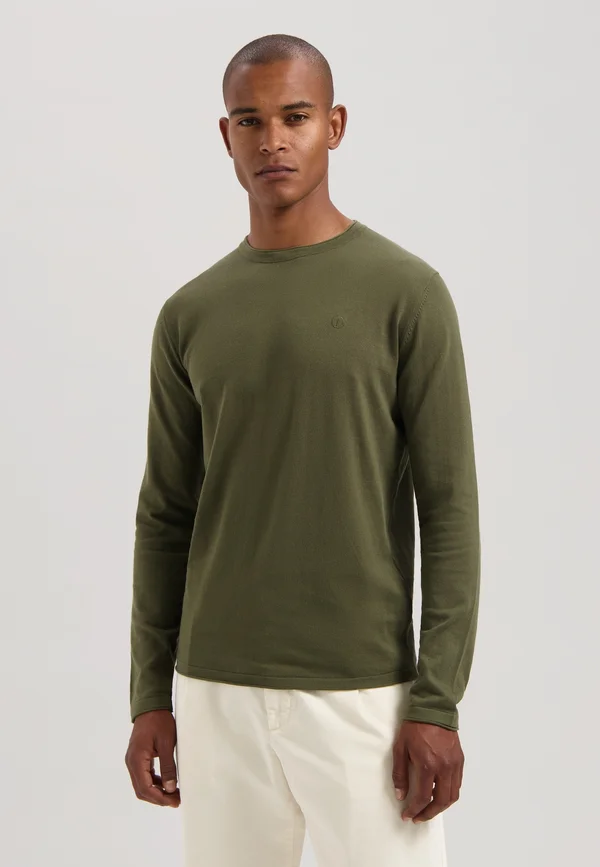 GAGE CREWNECK - Strickpullover - olive night