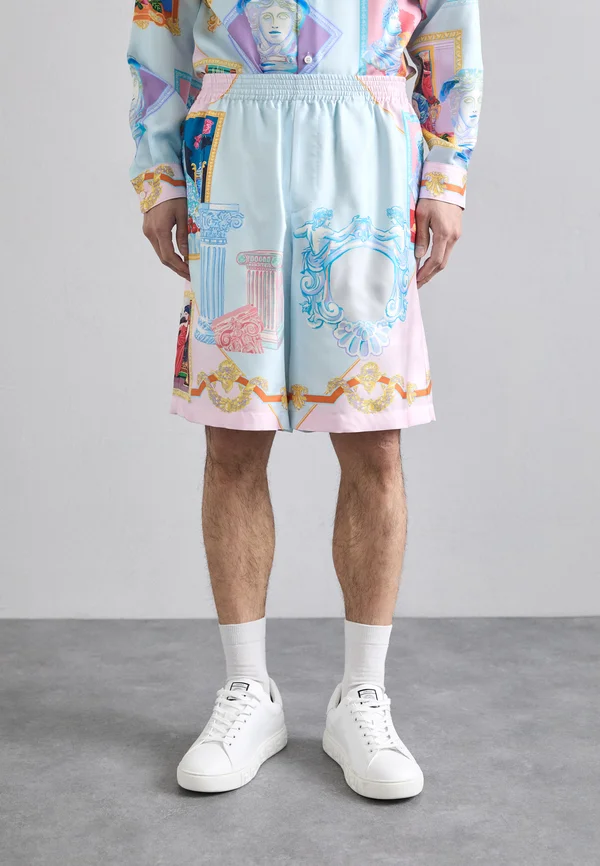 GALLERY - Shorts - blue/pastel pink/multicolor