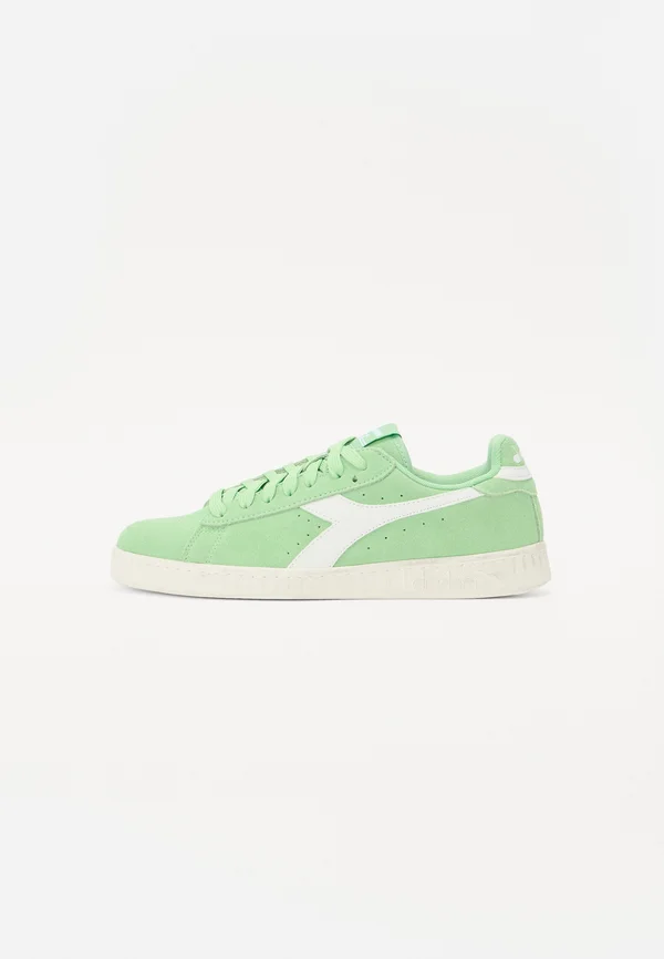 GAME LOW UNISEX - Sneaker low - white/pistachio green