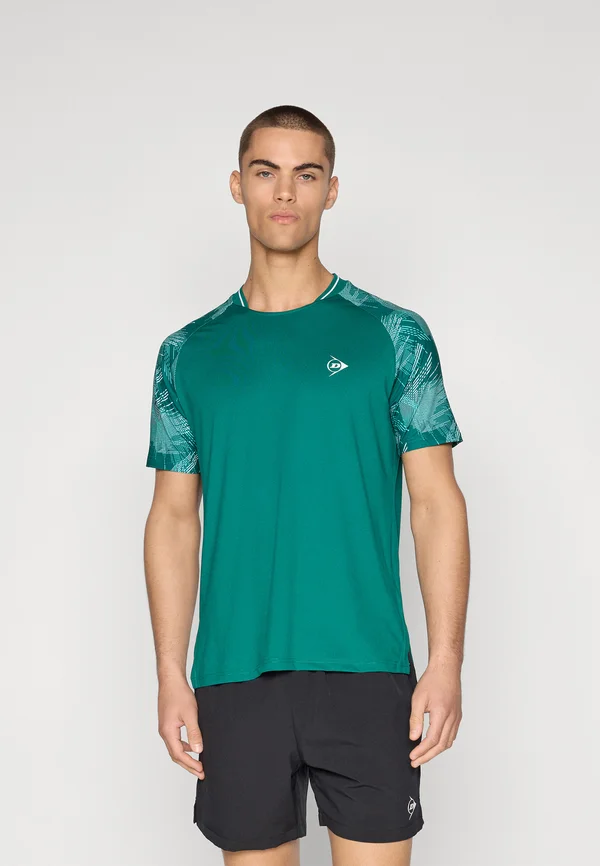 GAME TEE - T-Shirt print - aventurine green/white/aqua sky