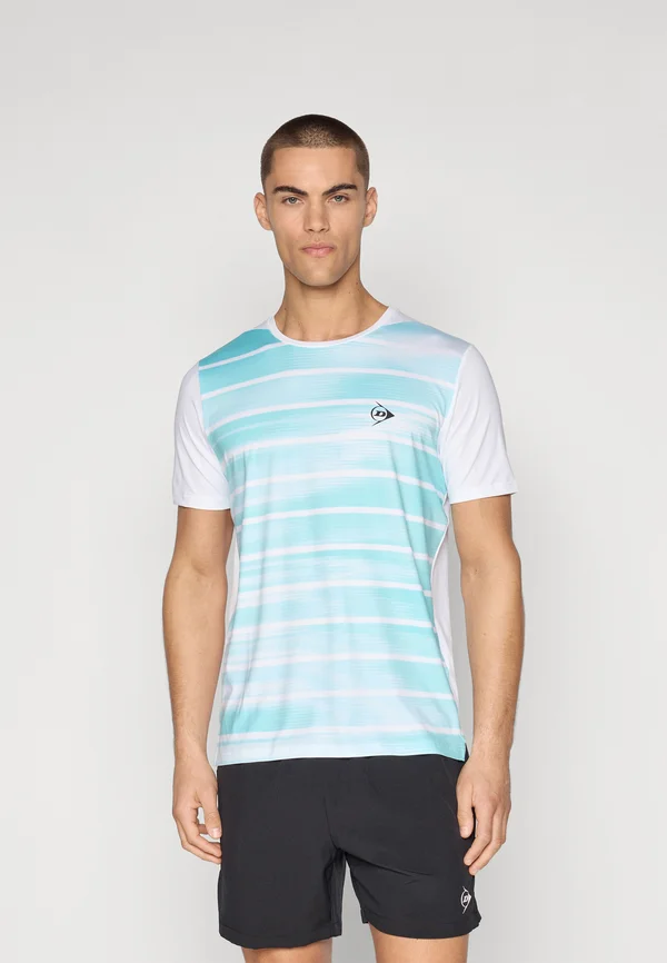 GAME TEE - T-Shirt print - white/aqua sky