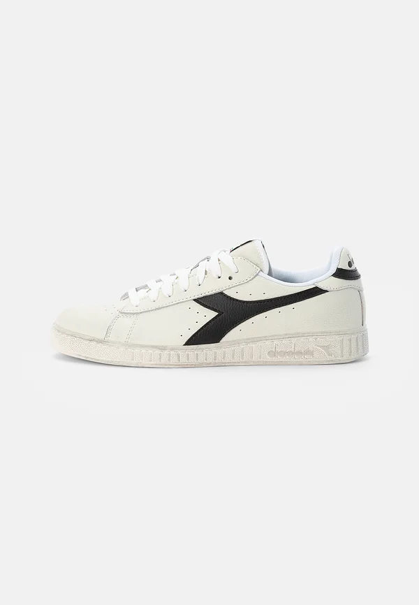 GAME WAXED UNISEX - Sneaker low - white/black