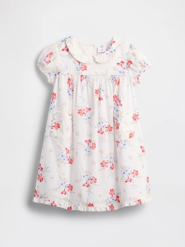 GAP X DOEN BABY & TODDLER PINTUCK FLORAL DRESS - Freizeitkleid - new off white