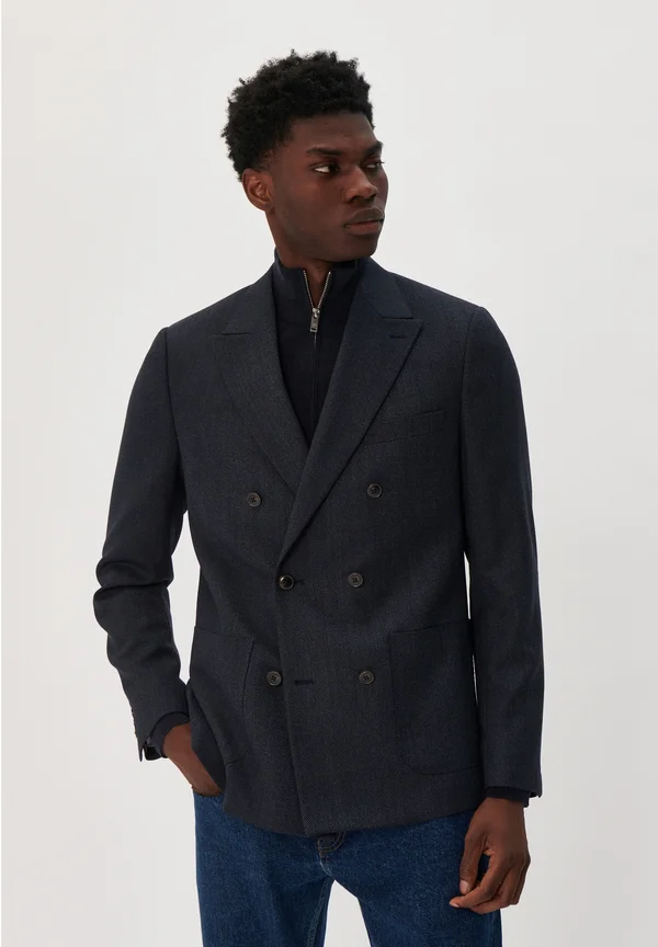 GARET DOUBLE - Anzugsakko - dark navy