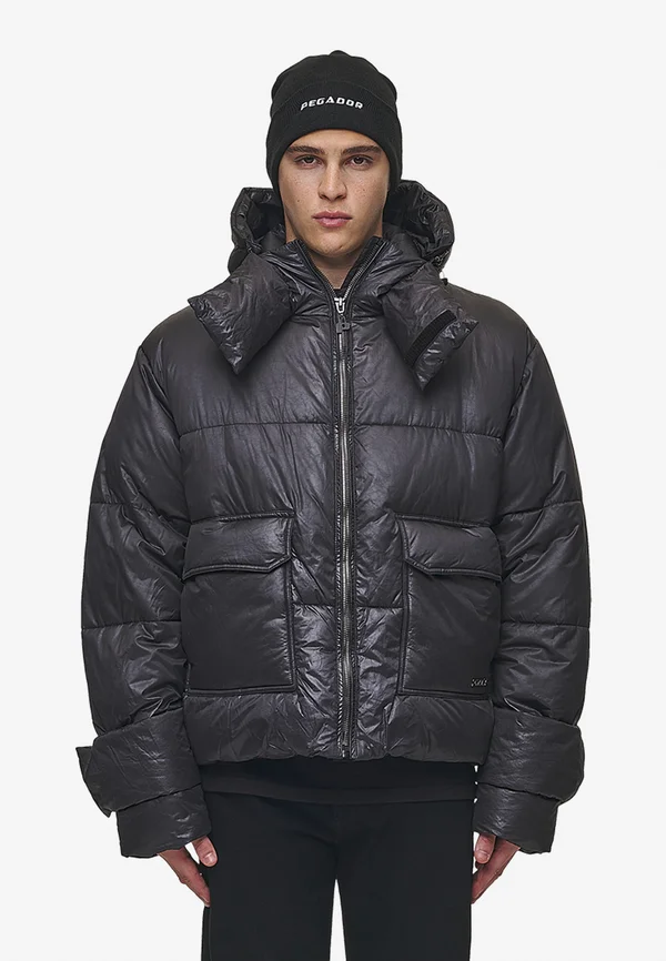 GARRICK VINTAGE OVERSIZED PUFFER JACKET - Winterjacke - black