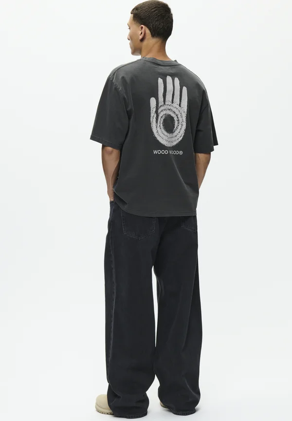 GARY TEE INTEL - T-Shirt print - washed black