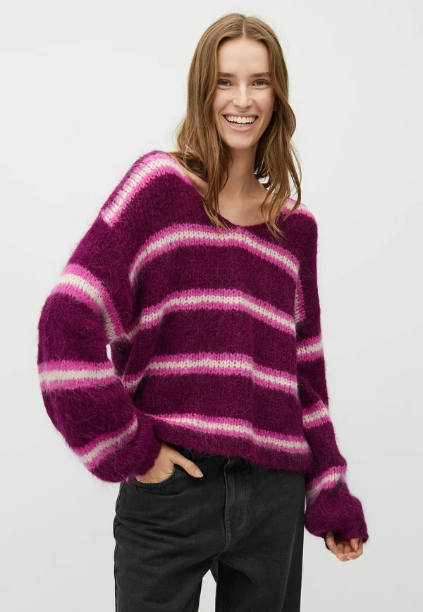 GATILIN-M - Strickpullover - fig stripe