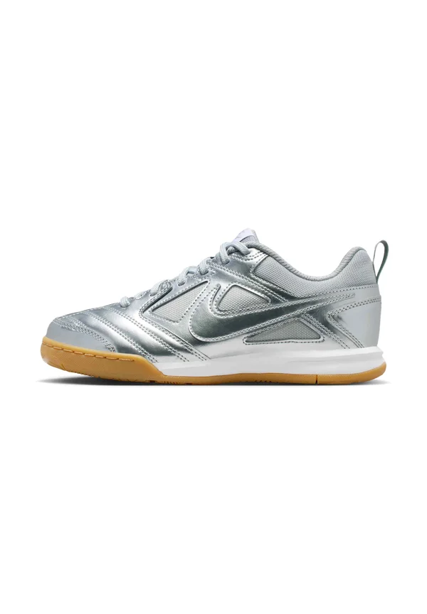GATO UNISEX - Sneaker low - mtlc silver/mtlc silver/white gum lt brown