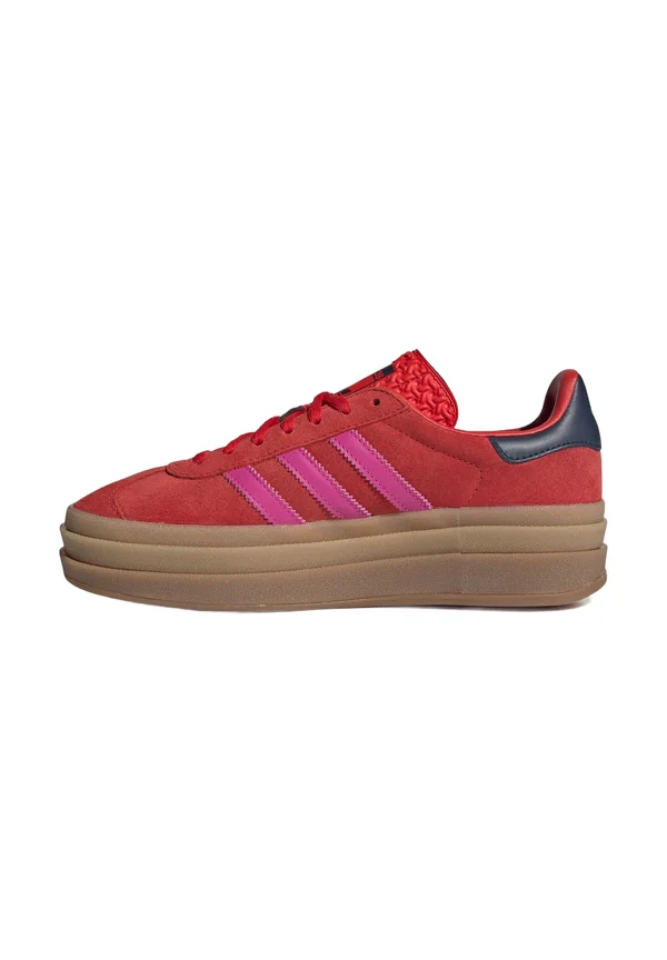 GAZELLE BOLD - Sneaker low - red semi lucid fuchsia night indigo