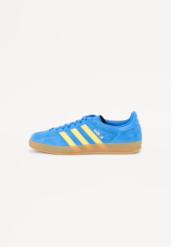GAZELLE INDOOR - Sneaker low - blue/pure sulfur/gum