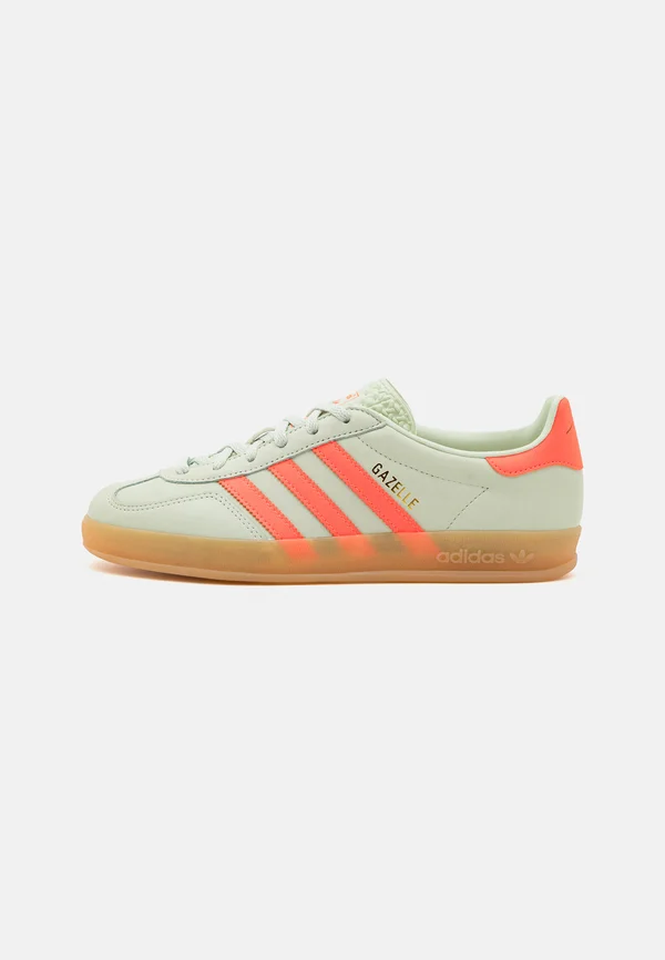 GAZELLE INDOOR - Sneaker low - linen green/solar orange