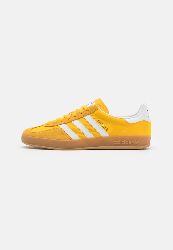 GAZELLE INDOOR UNISEX - Sneaker low - crew yellow/footwear white/almost yellow