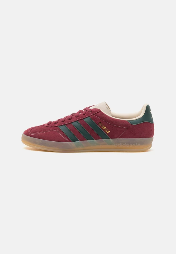 GAZELLE INDOOR UNISEX - Sneaker low - shadow red/shadow green/white
