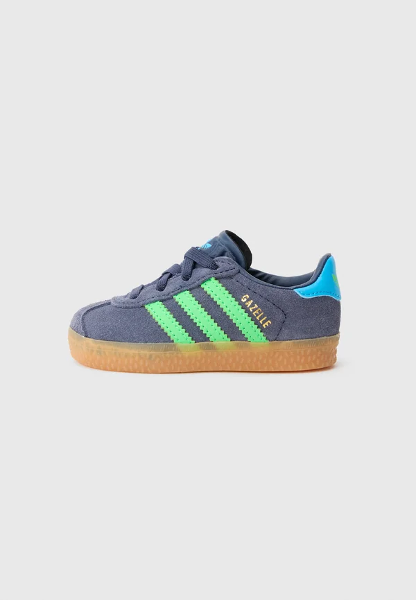 GAZELLE - Lauflernschuh - shadow navy/screaming green/lucid aquamarine