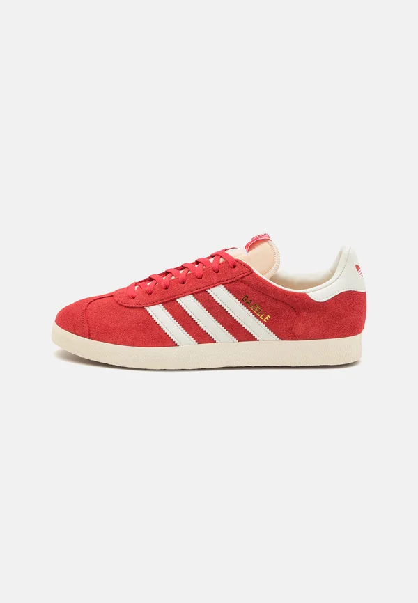 GAZELLE - Sneaker low - glory red/off white/cream white