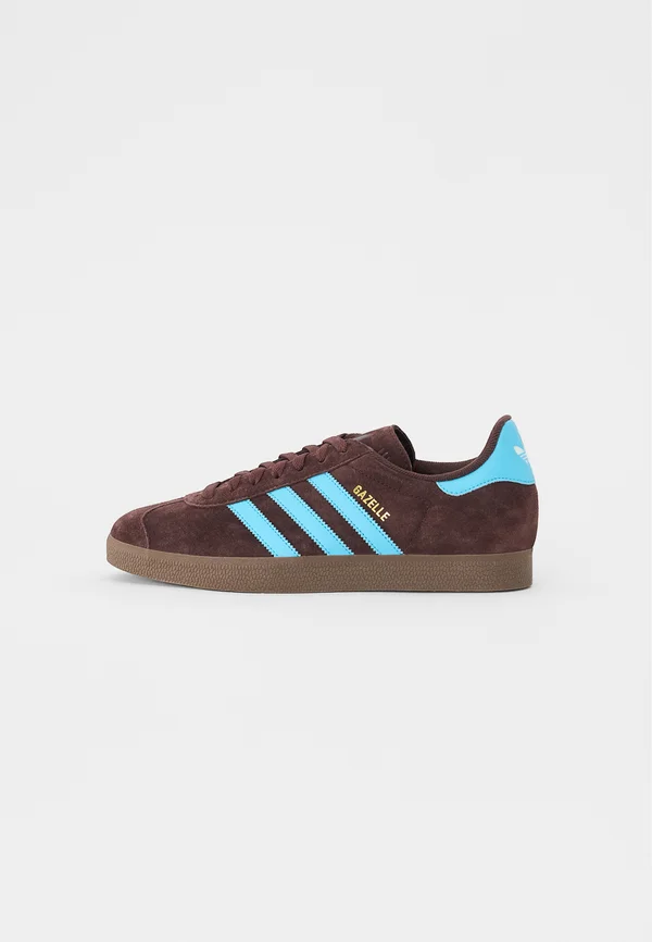 GAZELLE - Sneaker low - shadow brown/sky rush/cloud white