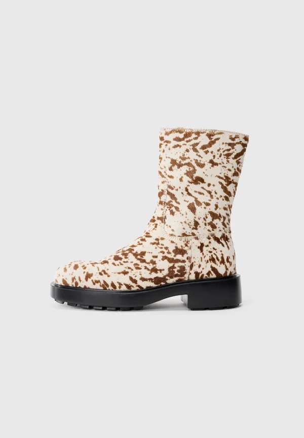 GAZELLE - Stiefelette - white/light brown