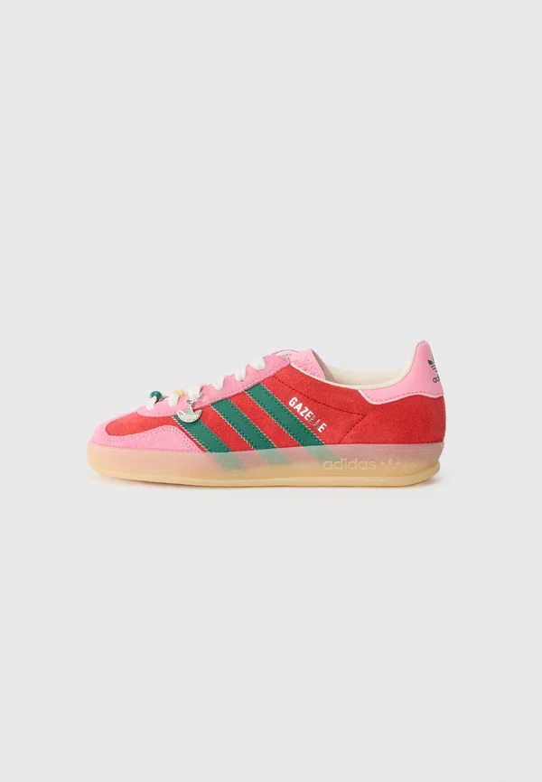 GAZELLE UNISEX - Sneaker low - better scarlet/bliss pink/dark green