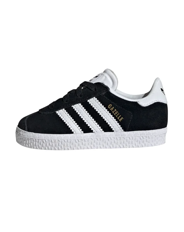 GAZELLE UNISEX - Sneaker low - core black   cloud white   cloud white
