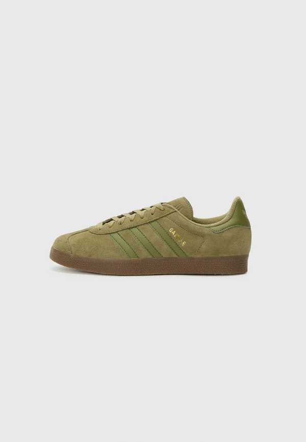 GAZELLE UNISEX - Sneaker low - orbit green/focus olive/gold-coloured