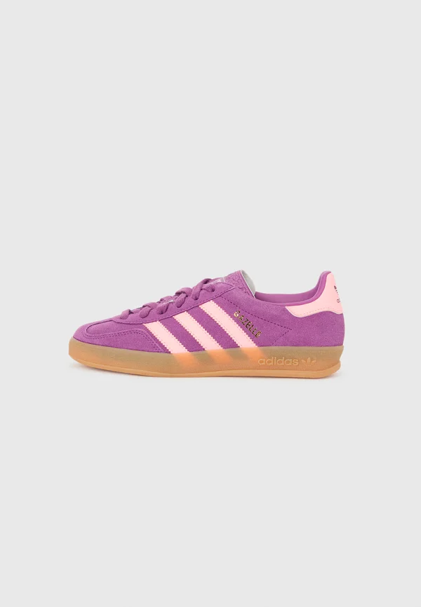GAZELLE UNISEX - Sneaker low - rich mauve/glow pink/white