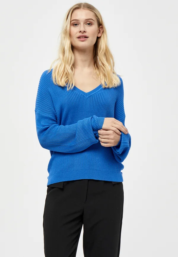 GEISHA - Strickpullover - ocean blue