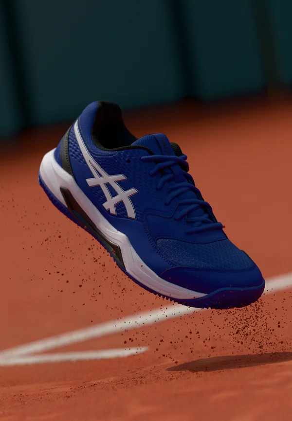GEL DEDICATE 8 CLAY - Tennisschuh für Sandplätze - dark cobalt/white