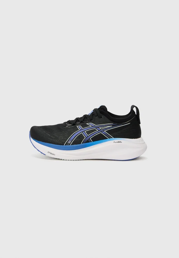 GEL NIMBUS 27 - Laufschuh Straße - black/royal blue