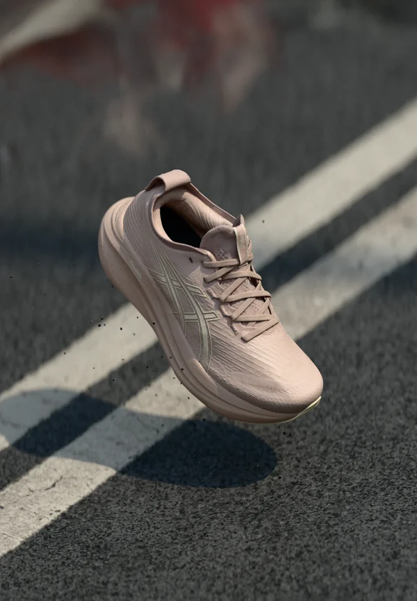 GEL NIMBUS 27 - Laufschuh Straße - fawn/birch