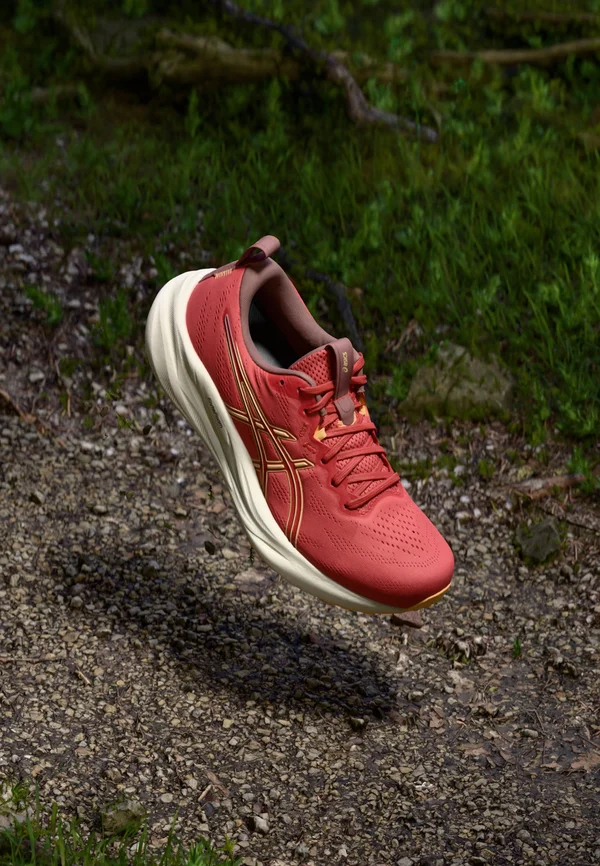 GEL PULSE 16 - Laufschuh Straße - dark pink clay/orange glow