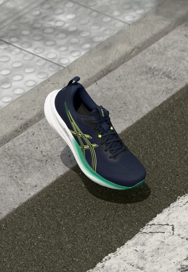 GEL PULSE 16 - Laufschuh Straße - midnight/lucid yellow
