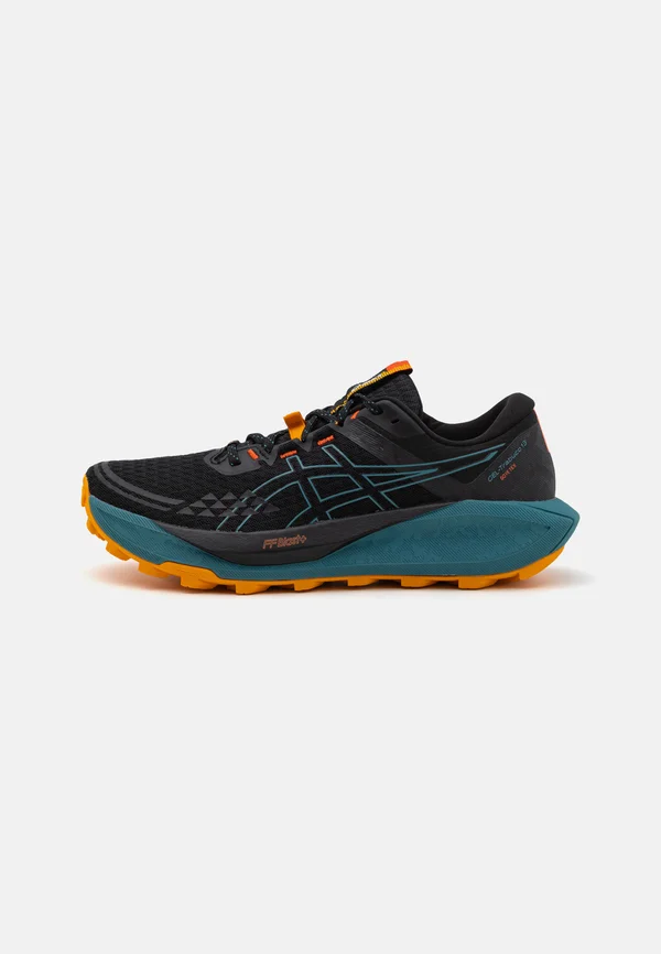 GEL TRABUCO 13  - Laufschuh Trail - black/atlantis blue