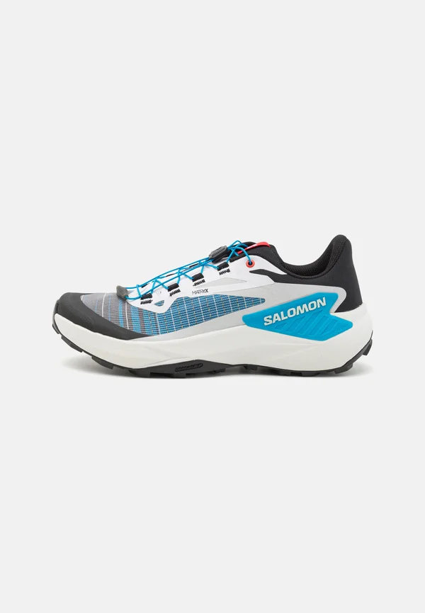GENESIS - Laufschuh Trail - black/white/transcend blue