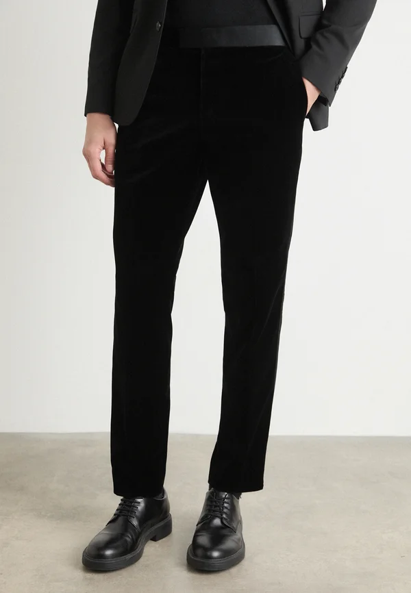 GENIUS - Stoffhose - black