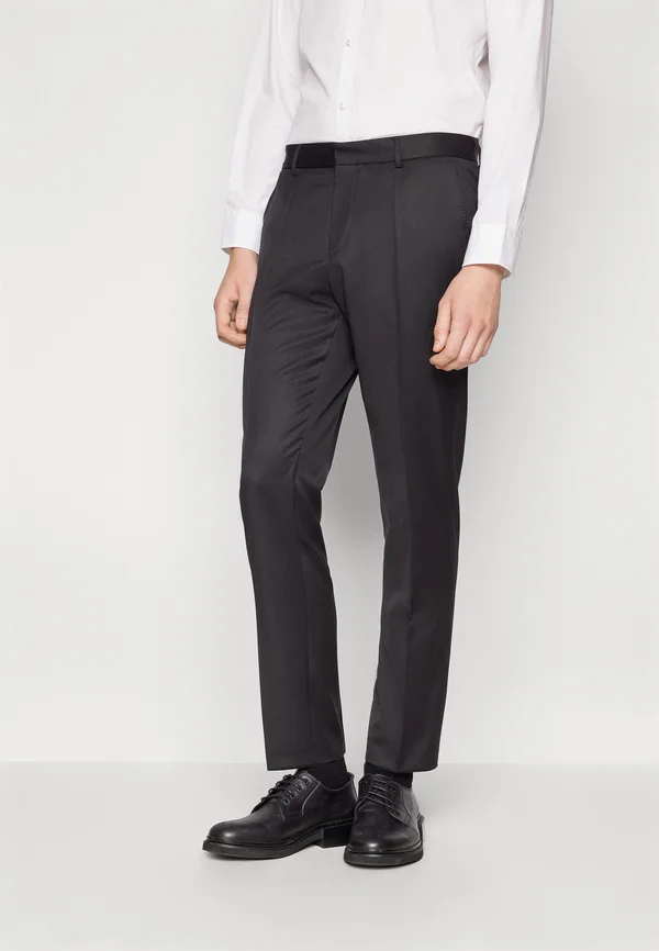 GENIUS - Stoffhose - black