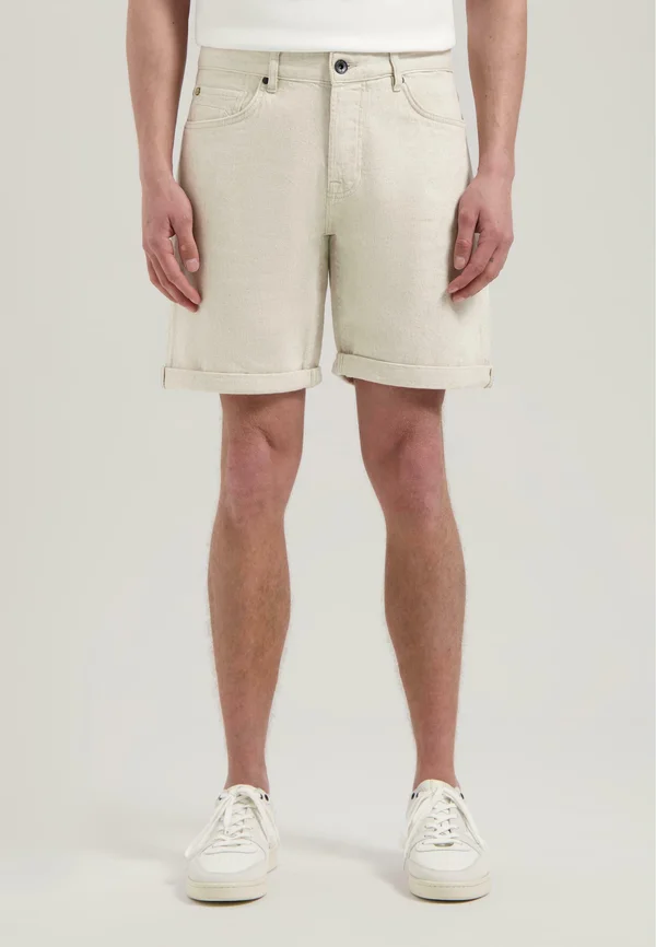 GENT D LOOSE FIT NATURE MIX - Shorts - offwhite