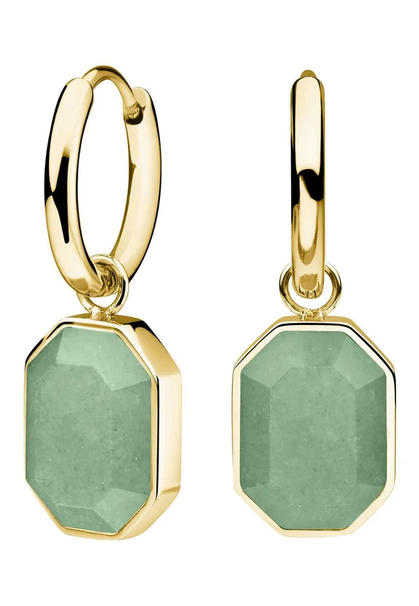 GEOMETRIC JADE  - Ohrringe - gold-coloured