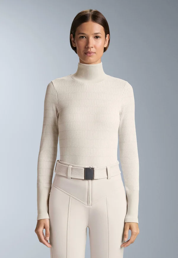 GEOMETRIC SEAMLESS THERMAL BASE LAYER - Unterhemd/-shirt - sand