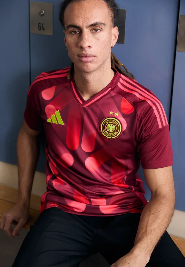 GERMANY AWAY - T-Shirt print - team coll burgundy