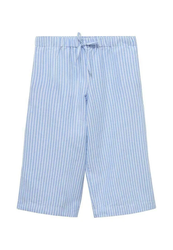 GESTREEPTE - Stoffhose - blue