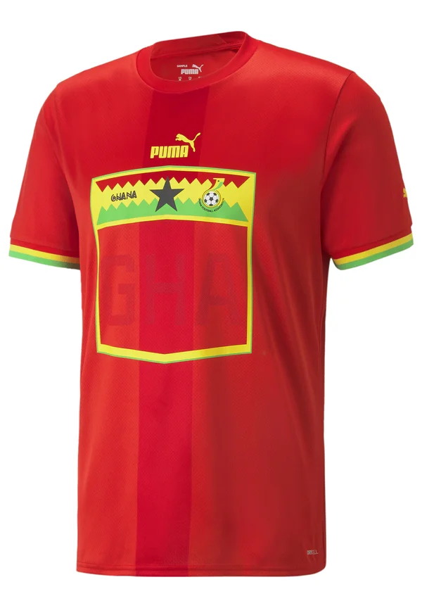 GHANA AUSWÄRTSTRIKOT - Fußball-Trikot - red dandelion
