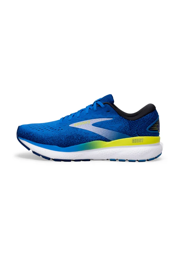 GHOST 16 - Laufschuh Straße - electric blue navy lemon