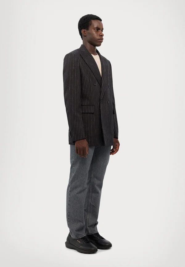 GIACCA - Sakko - dark brown/white