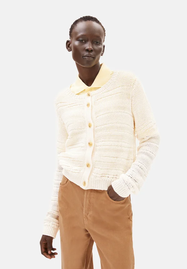 GILAAH - Strickjacke - light oatmilk