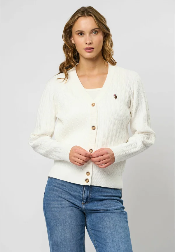 GILL - Strickjacke - cloud dancer