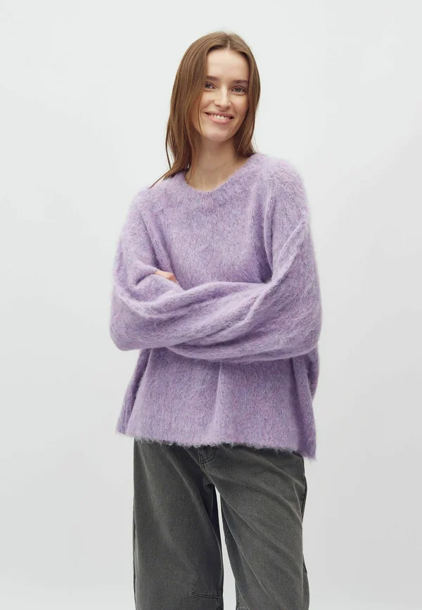 GILLIS-M - Strickpullover - gentle violet melange