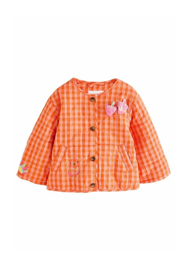GINGHAM CHARACTER - Übergangsjacke - orange