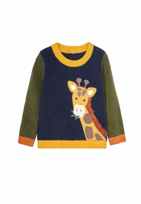 GIRAFFE REGULAR FIT - Strickpullover - navy