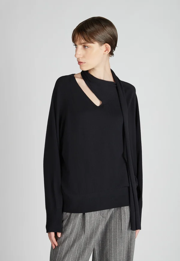 GIROCOLLO IN - ZANONE - Strickpullover - blue